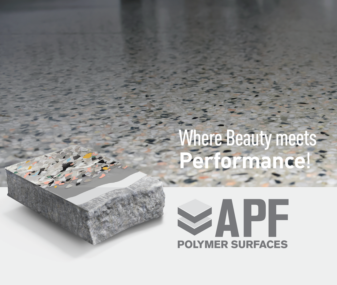 APF Polymer Surfaces Expands Decorative Systems with the Launch of Terrazzo Polymer Flakes